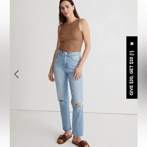 NWT Madewell The Perfect Vintage Straight Jean Size 29 - Picture 15 of 16